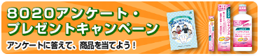 8020アンケート・プレゼントキャンペーン
